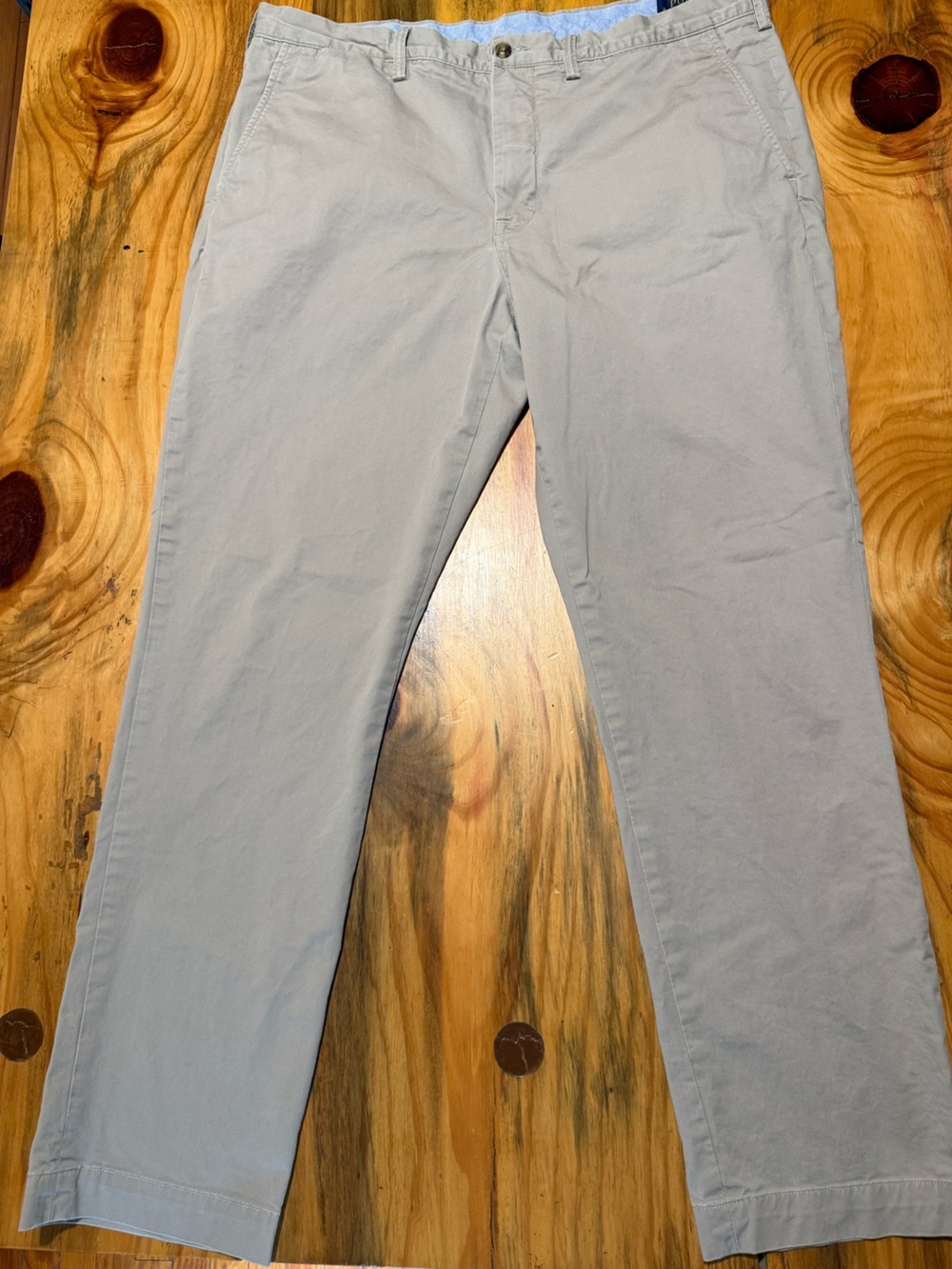 Polo by Ralph Lauren Stretch Straight Fit Khaki Chino Pants Cotton Twill